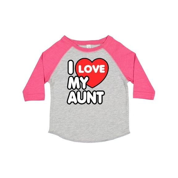 Inktastic I Love My Aunt Boys or Girls Toddler T-Shirt