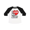 thumbnail image 1 of Inktastic I Love My Aunt Boys or Girls Toddler T-Shirt, 1 of 5