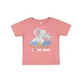 thumbnail image 1 of Inktastic I Love My Aunt Cute Elephants with Moon and Stars Boys or Girls Baby T-Shirt, 1 of 5