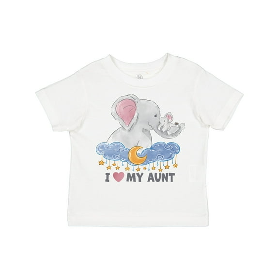 Inktastic I Love My Aunt Elephant Family Boys or Girls Toddler T-Shirt