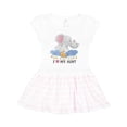 thumbnail image 1 of Inktastic I Love My Aunt Elephant Family Girls Toddler Dress, 1 of 4