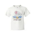 thumbnail image 1 of Inktastic I Love My Aunt Elephant Family Youth T-Shirt, 1 of 5