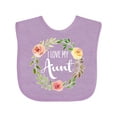 thumbnail image 1 of Inktastic I Love My Aunt- Flower Circle Boys or Girls Baby Bib, 1 of 4