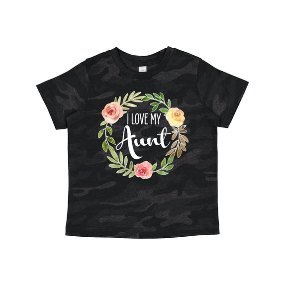 Inktastic I Love My Aunt- Flower Circle Boys or Girls Toddler T-Shirt