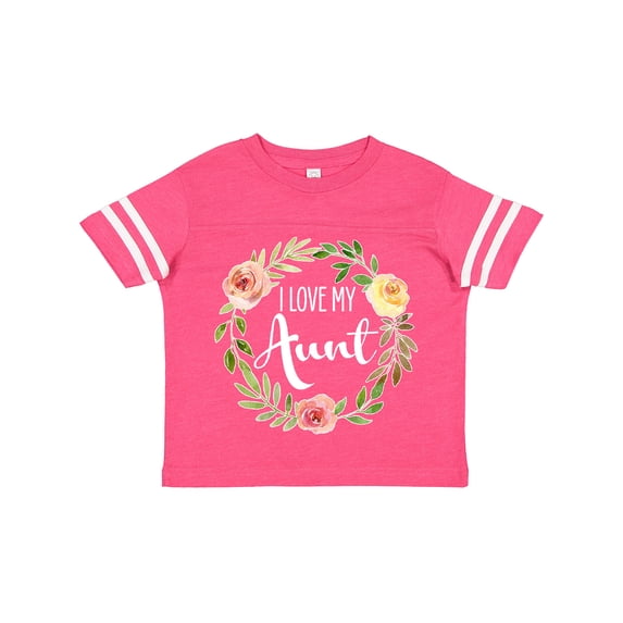 Inktastic I Love My Aunt- Flower Circle Boys or Girls Toddler T-Shirt