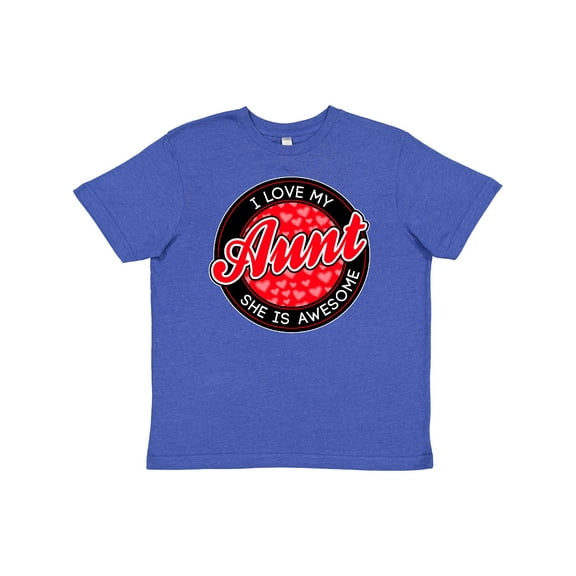 Inktastic I Love My Aunt Youth T-Shirt