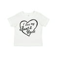 thumbnail image 1 of Inktastic I Love My Aunt and Uncle in Black Chalk Heart Boys or Girls Toddler T-Shirt, 1 of 5