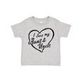 thumbnail image 1 of Inktastic I Love My Aunt and Uncle in Black Chalk Heart Boys or Girls Toddler T-Shirt, 1 of 5