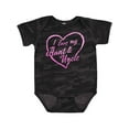 thumbnail image 1 of Inktastic I Love My Aunt and Uncle in Pink Chalk Heart Boys or Girls Baby Bodysuit, 1 of 5