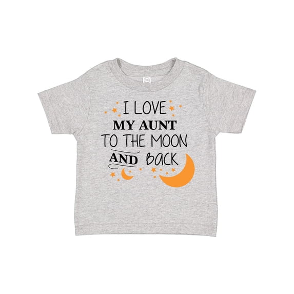 Inktastic I Love My Aunt to the Moon and Back Boys or Girls Toddler T-Shirt