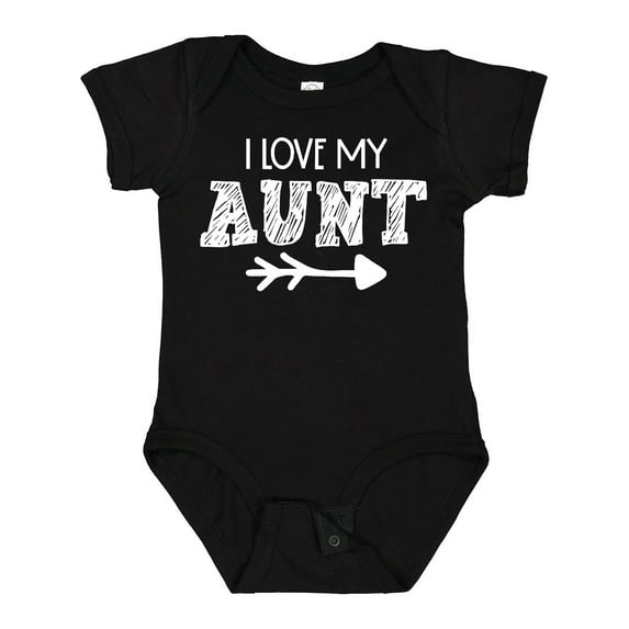 Inktastic I Love My Aunt with Arrow Boys or Girls Baby Bodysuit