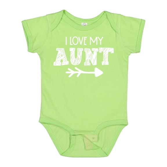 Inktastic I Love My Aunt with Arrow Boys or Girls Baby Bodysuit