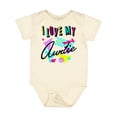 thumbnail image 1 of Inktastic I Love My Auntie- 80s Retro Style Boys or Girls Baby Bodysuit, 1 of 5