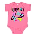 thumbnail image 1 of Inktastic I Love My Auntie- 80s Retro Style Boys or Girls Baby Bodysuit, 1 of 5