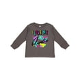 thumbnail image 1 of Inktastic I Love My Auntie 80s Retro Style Boys or Girls Long Sleeve Toddler T-Shirt, 1 of 5