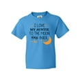thumbnail image 1 of Inktastic I Love My Auntie To The Moon and Back Youth T-Shirt, 1 of 5