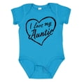 thumbnail image 1 of Inktastic I Love My Auntie in Black Chalk Heart Boys or Girls Baby Bodysuit, 1 of 5