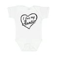 thumbnail image 1 of Inktastic I Love My Auntie in Black Chalk Heart Boys or Girls Baby Bodysuit, 1 of 5