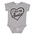 thumbnail image 1 of Inktastic I Love My Auntie in Black Chalk Heart Boys or Girls Baby Bodysuit, 1 of 5