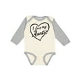thumbnail image 1 of Inktastic I Love My Auntie in Black Chalk Heart Boys or Girls Long Sleeve Baby Bodysuit, 1 of 5