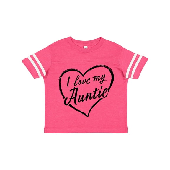 Inktastic I Love My Auntie in Black Chalk Heart Boys or Girls Toddler T-Shirt