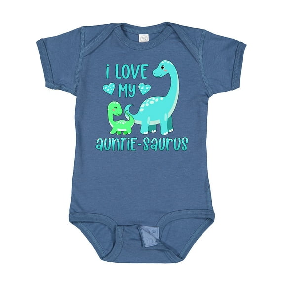 Inktastic I Love My Auntie-saurus Cute Brontosaurus Family Boys or Girls Baby Bodysuit