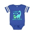 thumbnail image 1 of Inktastic I Love My Auntie-saurus Cute Brontosaurus Family Boys or Girls Baby Bodysuit, 1 of 5