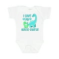 thumbnail image 1 of Inktastic I Love My Auntie-saurus Cute Brontosaurus Family Boys or Girls Baby Bodysuit, 1 of 5