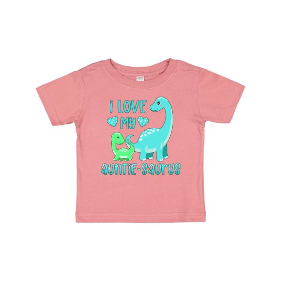 Inktastic I Love My Auntie-saurus Cute Brontosaurus Family Boys or Girls Baby T-Shirt