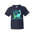 thumbnail image 1 of Inktastic I Love My Auntie-saurus Cute Brontosaurus Family Youth T-Shirt, 1 of 5