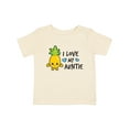 thumbnail image 1 of Inktastic I Love My Auntie with Pineapple Boys Baby T-Shirt, 1 of 5