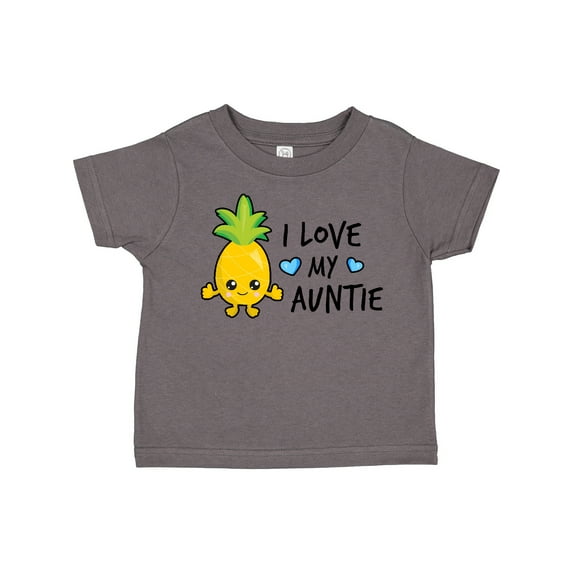 Inktastic I Love My Auntie with Pineapple Boys Toddler T-Shirt