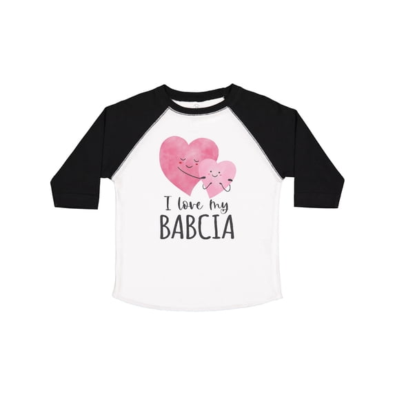 Inktastic I Love My Babcia Boys or Girls Toddler T-Shirt