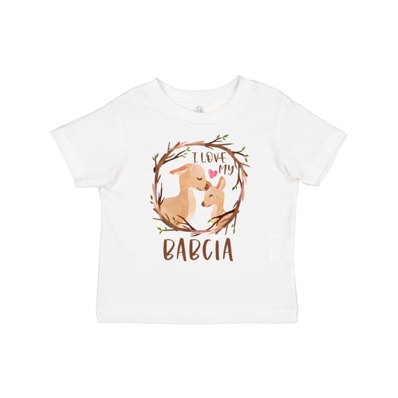 Inktastic I Love My Babcia Boys or Girls Toddler T-Shirt