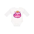 thumbnail image 1 of Inktastic I Love My Babcia Girls Girls Long Sleeve Baby Bodysuit, 1 of 5