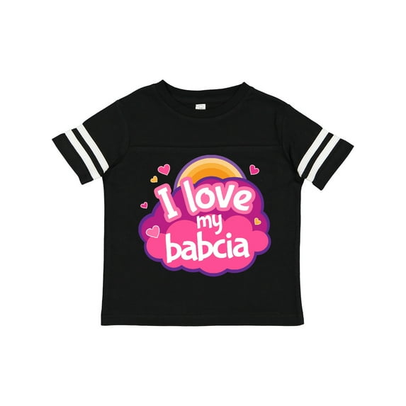 Inktastic I Love My Babcia Girls Girls Toddler T-Shirt