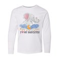 thumbnail image 1 of Inktastic I Love My Babysitter Elephant Family Long Sleeve Youth T-Shirt, 1 of 5