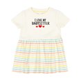 thumbnail image 1 of Inktastic I Love My Babysitter Girls Baby Dress, 1 of 5