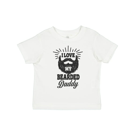 Inktastic I Love My Bearded Daddy Boys or Girls Toddler T-Shirt
