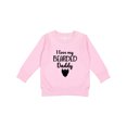 thumbnail image 1 of Inktastic I Love My Bearded Daddy Toddler Sweatshirt, 1 of 4