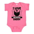 thumbnail image 1 of Inktastic I Love My Bearded Daddy for Fathers Day with Grunge Boys Baby Bodysuit, 1 of 5