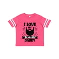 thumbnail image 1 of Inktastic I Love My Bearded Daddy for Fathers Day with Grunge Boys Toddler T-Shirt, 1 of 5