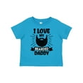 thumbnail image 1 of Inktastic I Love My Bearded Daddy for Fathers Day with Grunge Boys Toddler T-Shirt, 1 of 5