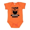 thumbnail image 1 of Inktastic I Love My Bearded Daddy with Beard Silhouette Boys or Girls Baby Bodysuit, 1 of 5