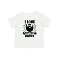 thumbnail image 1 of Inktastic I Love My Bearded Daddy with Beard Silhouette Boys or Girls Baby T-Shirt, 1 of 5