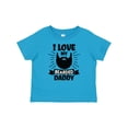 thumbnail image 1 of Inktastic I Love My Bearded Daddy with Beard Silhouette Boys or Girls Baby T-Shirt, 1 of 5