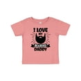 thumbnail image 1 of Inktastic I Love My Bearded Daddy with Beard Silhouette Boys or Girls Baby T-Shirt, 1 of 5