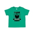 thumbnail image 1 of Inktastic I Love My Bearded Daddy with Beard Silhouette Boys or Girls Baby T-Shirt, 1 of 5