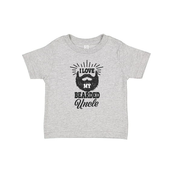 Inktastic I Love My Bearded Uncle Boys or Girls Baby T-Shirt