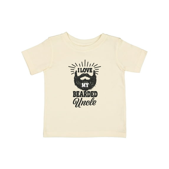 Inktastic I Love My Bearded Uncle Boys or Girls Baby T-Shirt